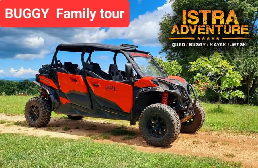 PULA AND ROVINJ: BUGGY FAMILY SAFARI 1, 2, 2.5 & 4 H - Choosing between Rovinj and Barban near Pula