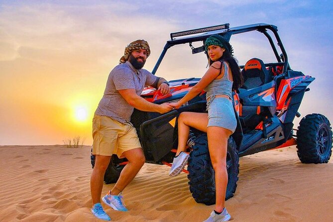 Qatar Desert Thrills Self Ride Dune Buggy Safari and Camel Ride - Getting ready for the self-drive buggy