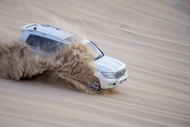 Qatar Gold Dune Safari, Dune Bashing,Camel Ride,Sand Boarding,Inland Sea Desert - Tea, water, and the practical side of comfort