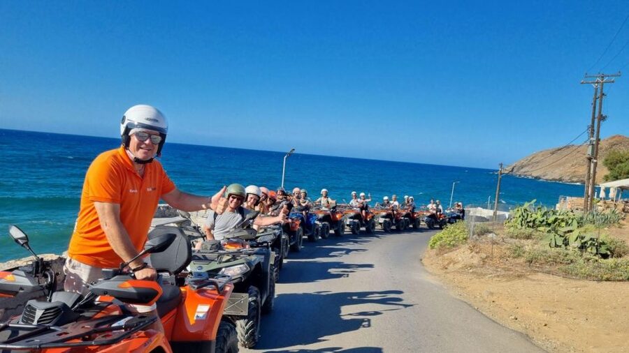 Rethymno Bali & Panormo:Quad Safari & visit Cave 57km 4hours - Guides who keep the ride friendly and controlled