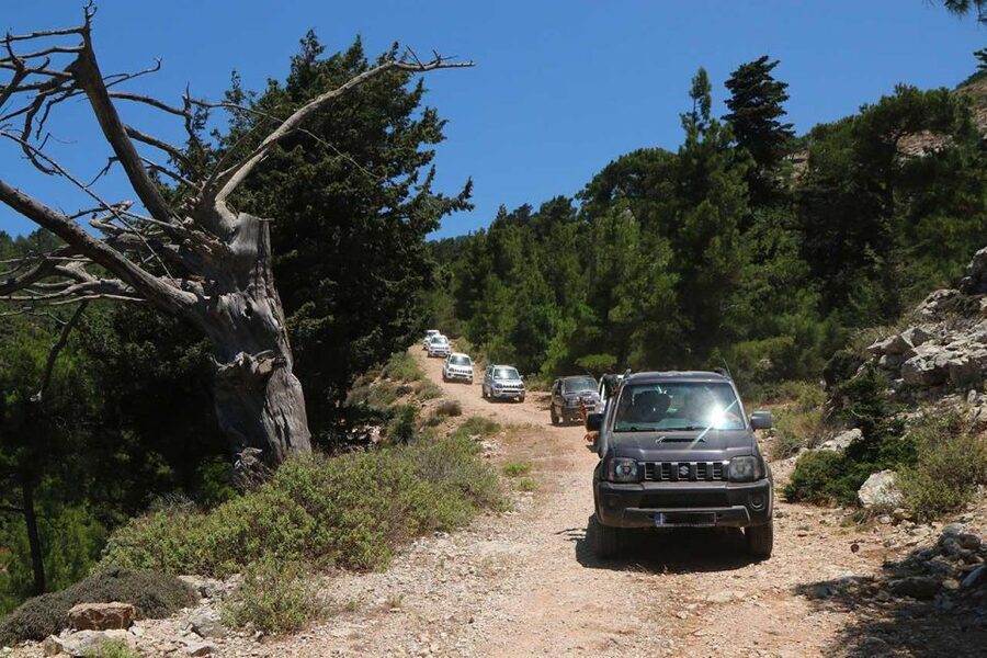 Rhodes: Self-Drive 4x4 Safari Tour with North Pickup - Finishing with a Mediterranean swim