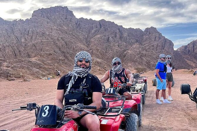 Safari 5 in 1 Quads, Camels, Show, Dinner & Star Gazing in Sharm El Sheikh - Quad biking across the Sinai dirt track