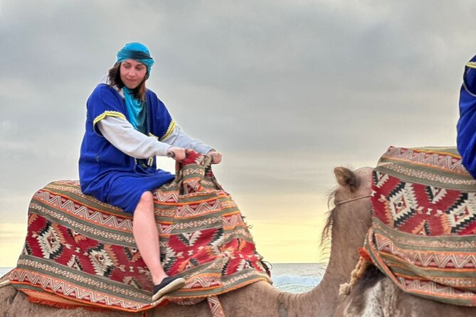 Safari Camel Ride in Banana Beach from Agadir - Riding toward Tamri beach and the bird park