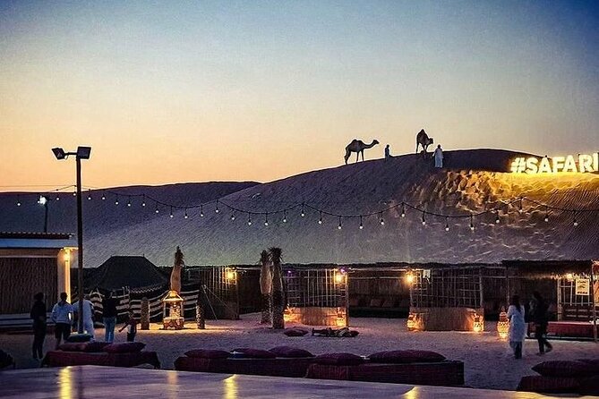 Safari Half-Day Adventure from Abu Dhabi - Camp activities: henna, shisha, and dress photos