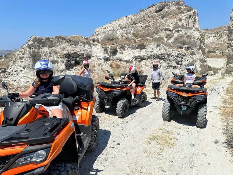 Santorini: ATV-Quad Off-Road Safari with Hidden Trails - Emporio: Village Character and a Short Visit