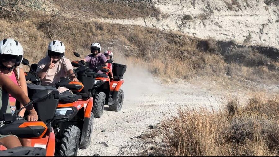 Santorini: ATV-Quad Off-Road Safari with Hidden Trails - Starting Out: Pickup, Training, and Safety