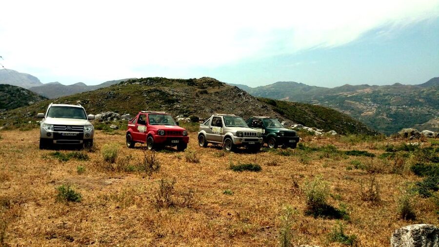 Self-Drive Jeep Safari to South Coast, Palm Beach & Canyons - Pickup from Rethymno, Bali and Georgioupoli