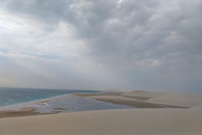Sharing or Private Safari, Sand Boarding, Camel Ride, inland Sea Quick swim - What the $55 price covers