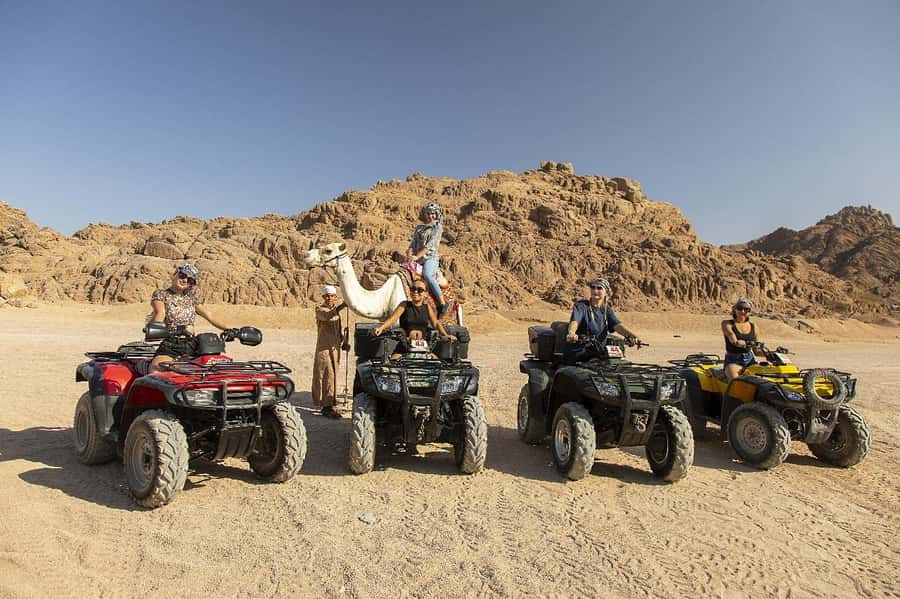 Sharm El Sheikh: Quad Biking & Desert Safari with Pickup - From Sharm hotels to the Desert Safari Station