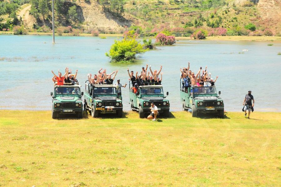 Side: Green Canyon and Waterfall Jeep Safari with Lunch - The Roman aqueduct photo stop