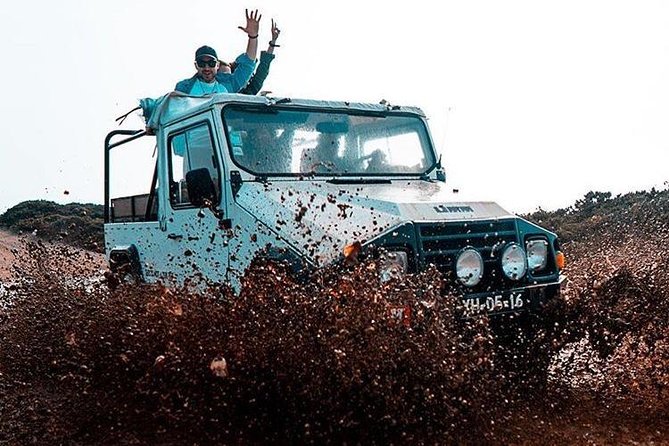 Sintra Jeep Safari - Praia da Adraga: sand, wind, and a short coastal pause
