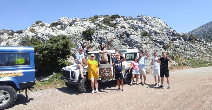 South Crete: Sarakinas Gorge Hike, Swim & Jeep Safari - Voulisma Beach: 45 minutes in clear water