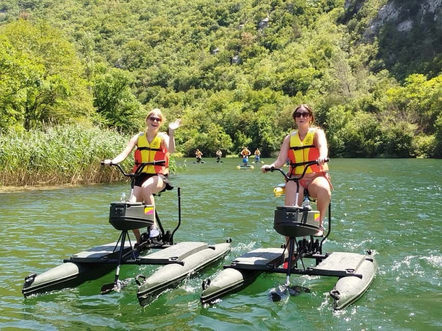 Split/Omiš: Cetina River Water Bike Safari - Down the Cetina Canyon for 4 kilometers