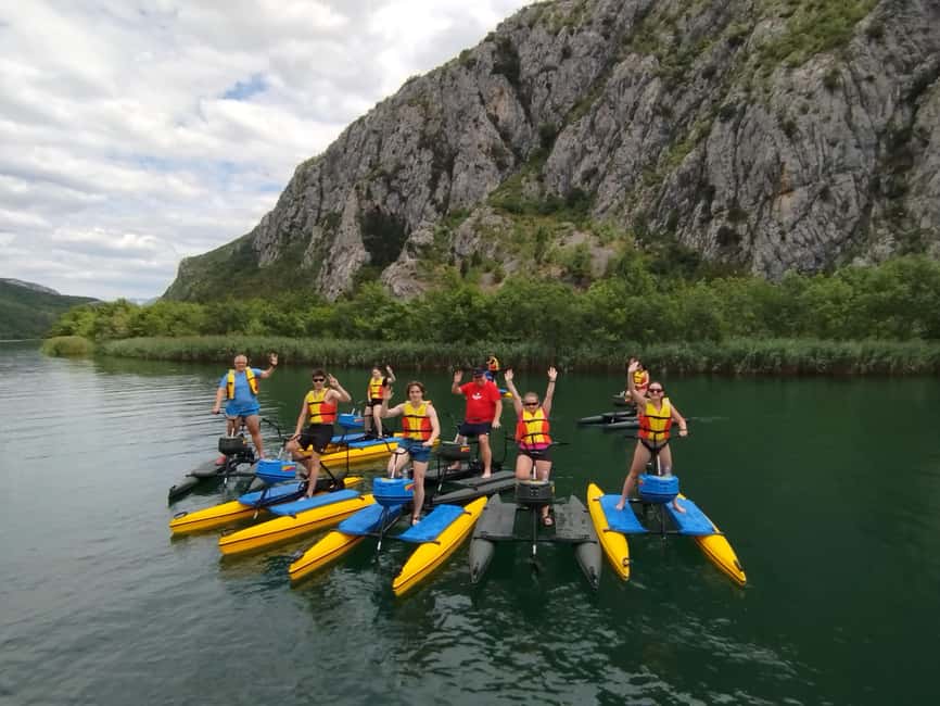 Split/Omiš: Cetina River Water Bike Safari - The return ride and a helping hand