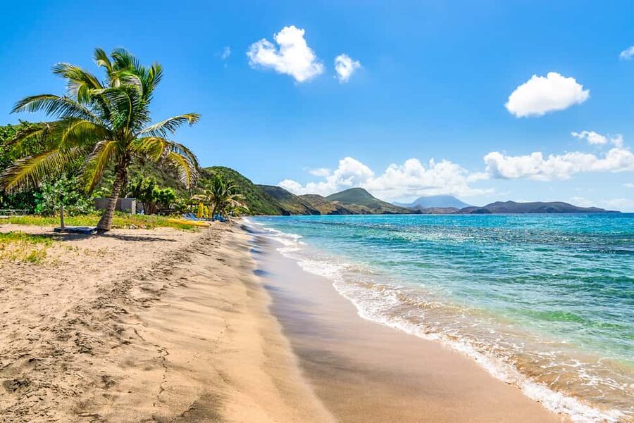 St. Kitts: Top Sights Guided Van or Open-Air Safari Tour - Timothy Hill puts two seas in one photograph
