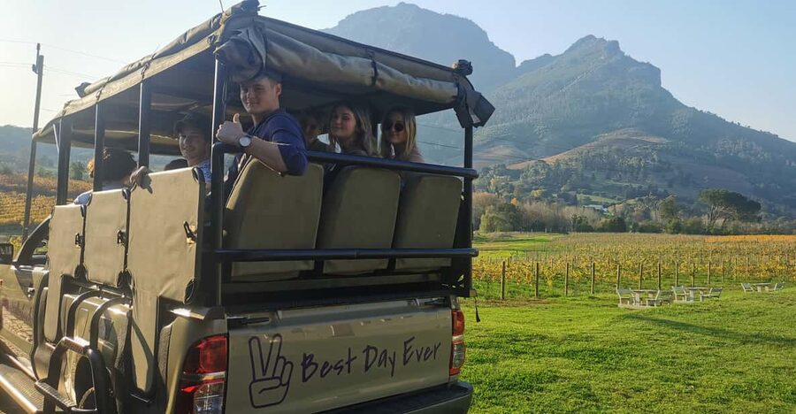 Stellenbosch North Guided Wine Safari (Tastings Excluded) - Starting at Visit Stellenbosch