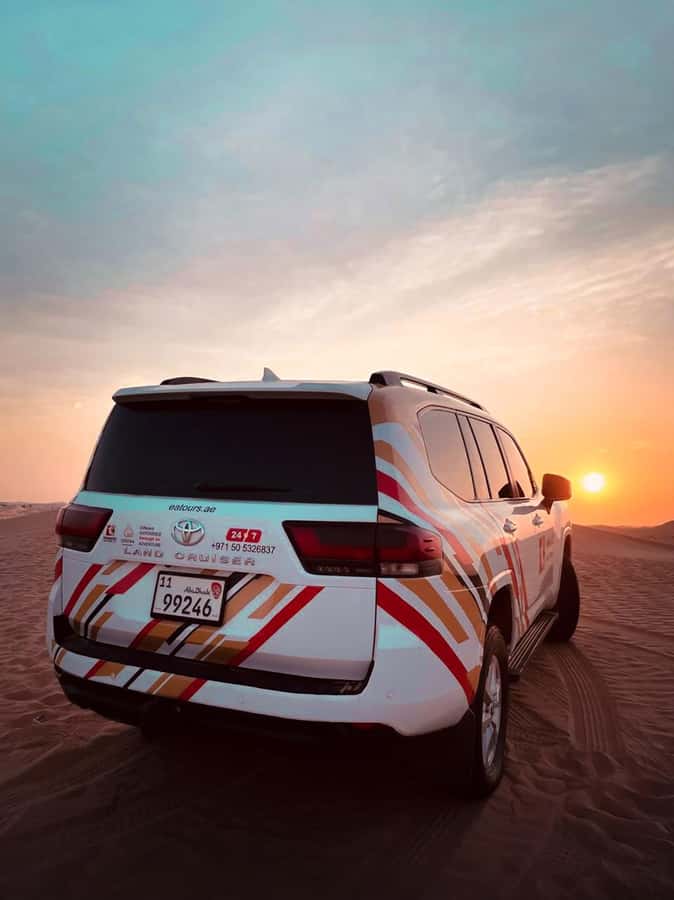 Sunrise Desert Safari - Abu Dhabi - Coffee, dates, and a short camel ride