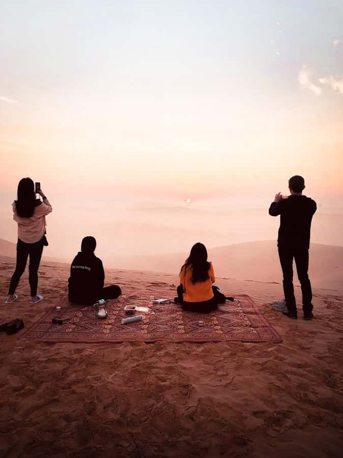 Sunrise Desert Safari - Abu Dhabi - Sandboarding and optional extras