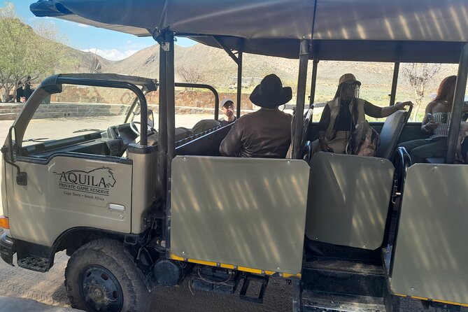Sunset Safari Big 5 Aquila with Snacks and Wine Tasting - Worcester and Touws River on the road to Aquila