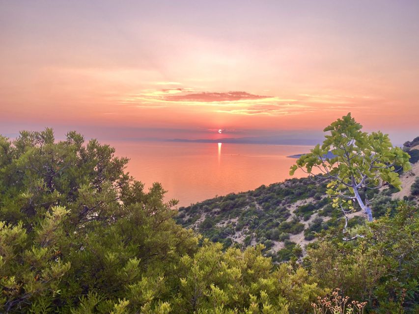 Sunset Safari in Thassos with free refill prosecco & fruits - The climb to Achlada Hill by 4x4