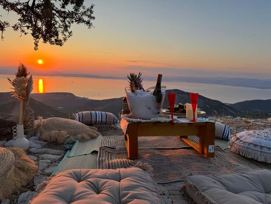 Sunset Safari in Thassos with free refill prosecco & fruits - The optional tavern dinner for €28