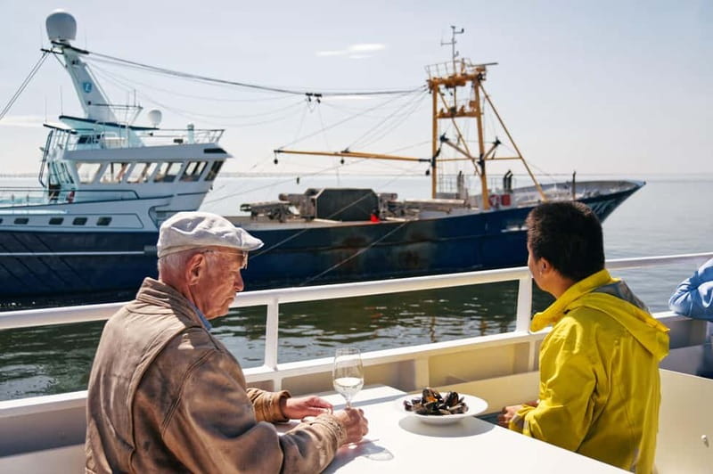 Sylt: Shell safari with boat | incl. Mussel tasting & 1 glass of wine - Boarding the Adler VI and accessibility notes