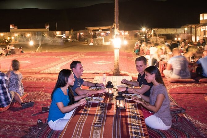 Thrilling Desert Safari Dubai Adventure with Sand Boarding and Barbecue Dinner - Sunset in the open desert