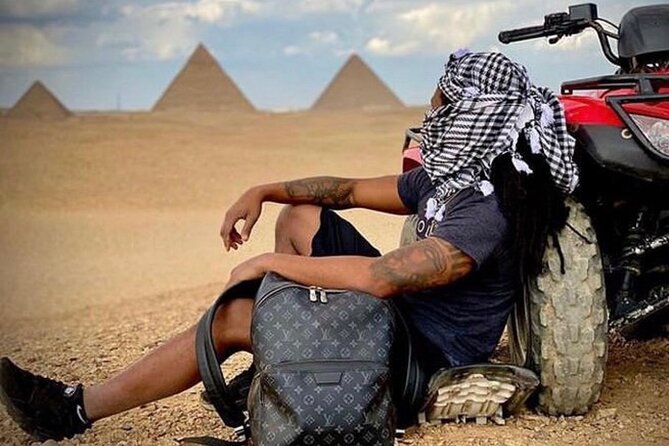 Top Tour Giza Pyramids ,Sphinx ,camel ride and ATV safari - The panorama area and the 30-minute camel ride