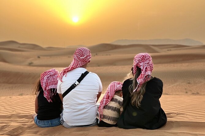 Tranquil Sands A Serene Desert Safari Experience - A calm desert outing with one important contradiction