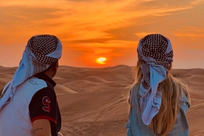 Tranquil Sands A Serene Desert Safari Experience - Sealine: tea, camels, and the first break