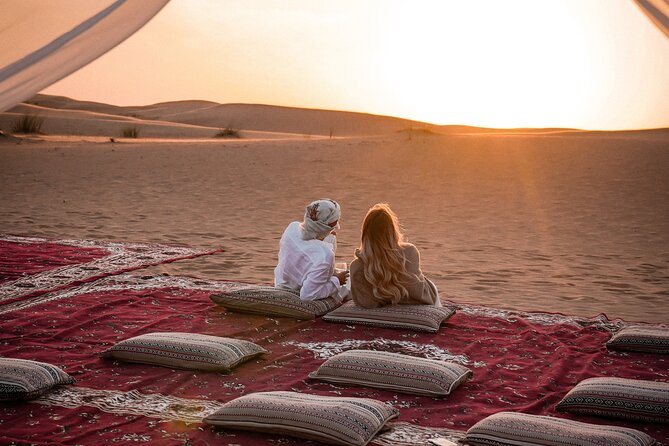 VIP Dubai Sunset Desert Safari: Camel Ride, BBQ, Unlimited Spirit - Dinner in the VIP majlis