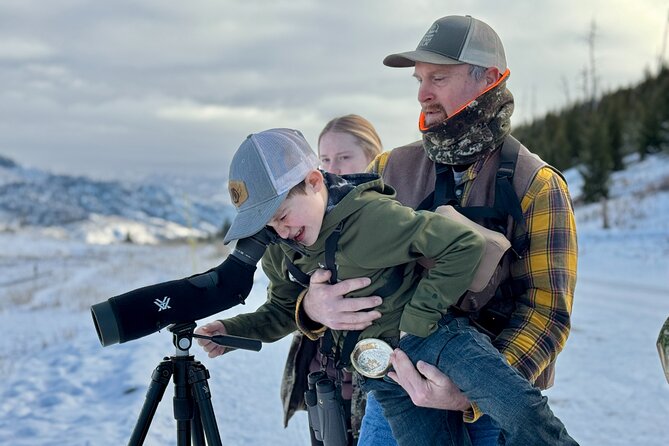 Yellowstone Winter Wildlife & Snowshoe Tour | PRIVATE - The 6:00 am start from Bozeman